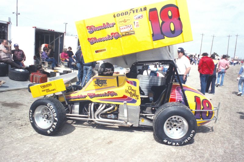 Doug Wolfgang and the Gambler House Car at the Devil's Bowl